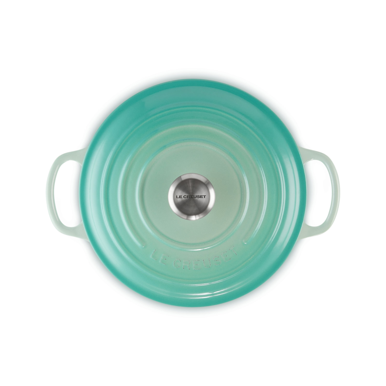 Round French Oven Silver Knob image number 3