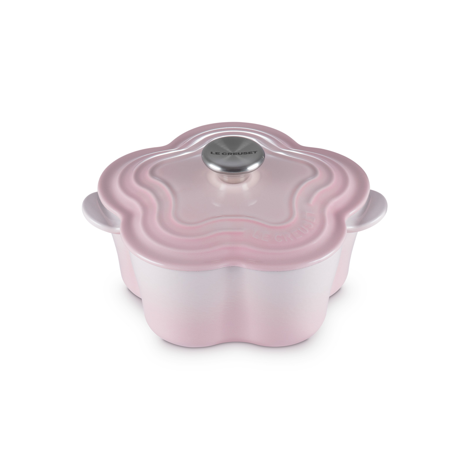 Flower Shaped Casserole 20cm Shell Pink