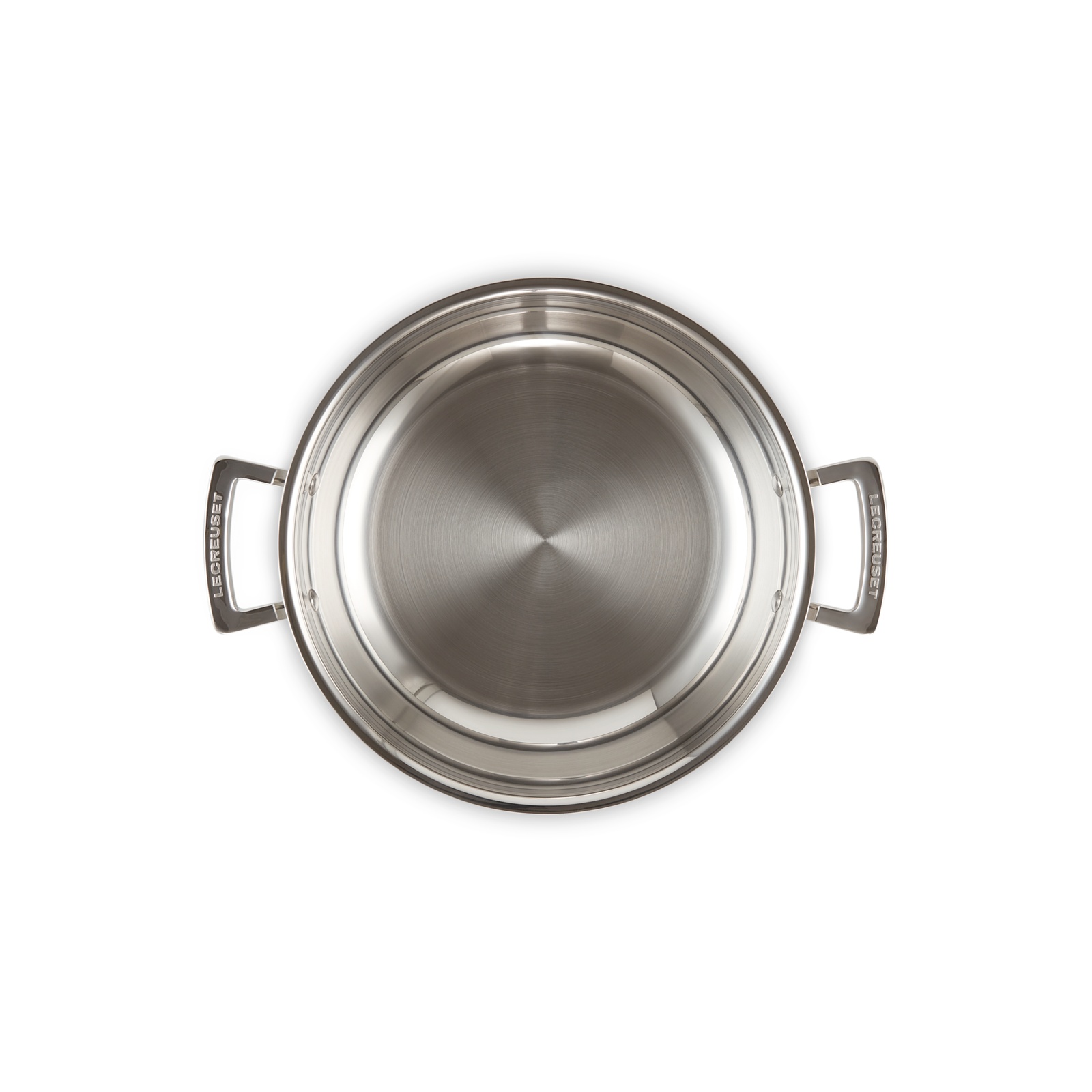 3-ply Stainless Steel Shallow Casserole with SS Lid image number 3