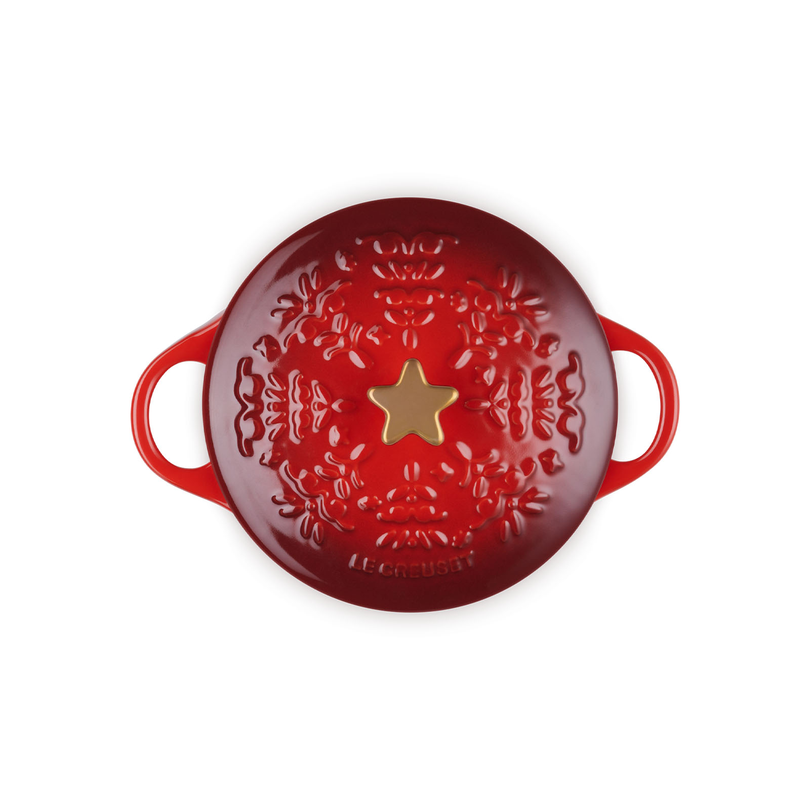 Mini Round Cocotte Gold Star Knob image number 3