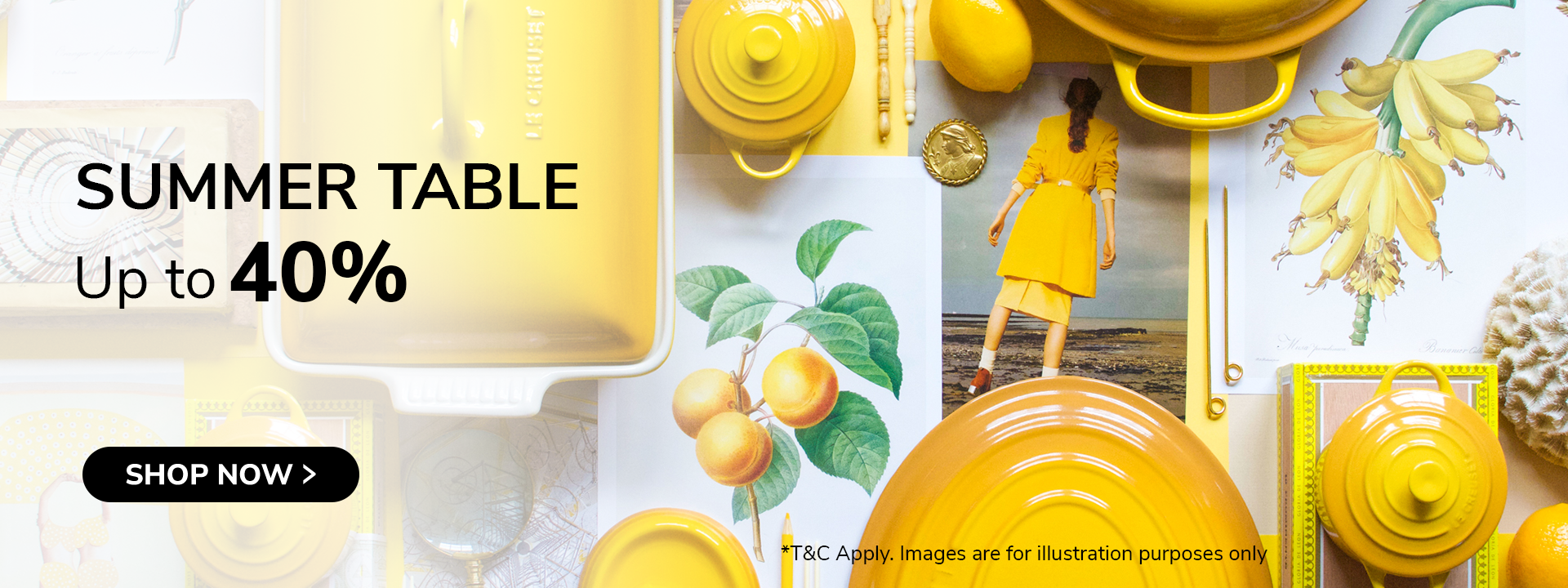Le Creuset Summer Table - Up to 40% OFF