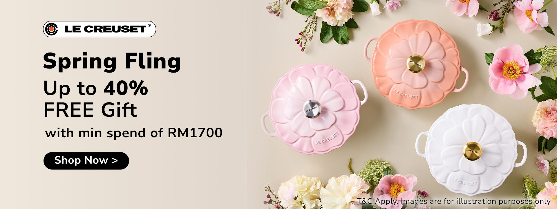 Le Creuset Spring Fling