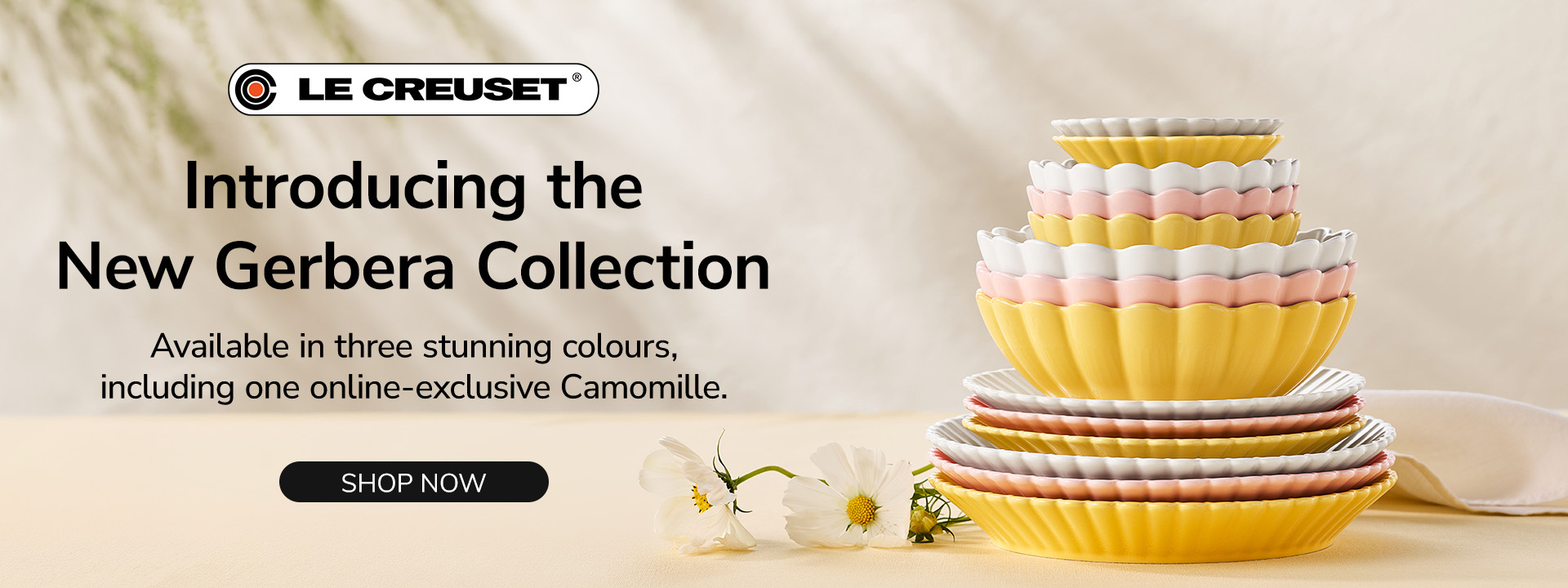 Le Creuset Gerbera Collection