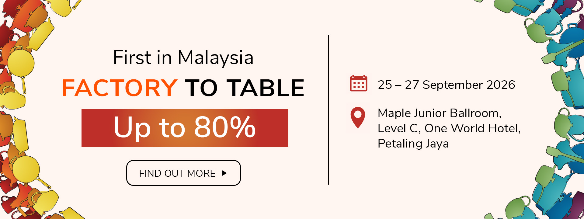 Le Creuset Factory To Table Sale