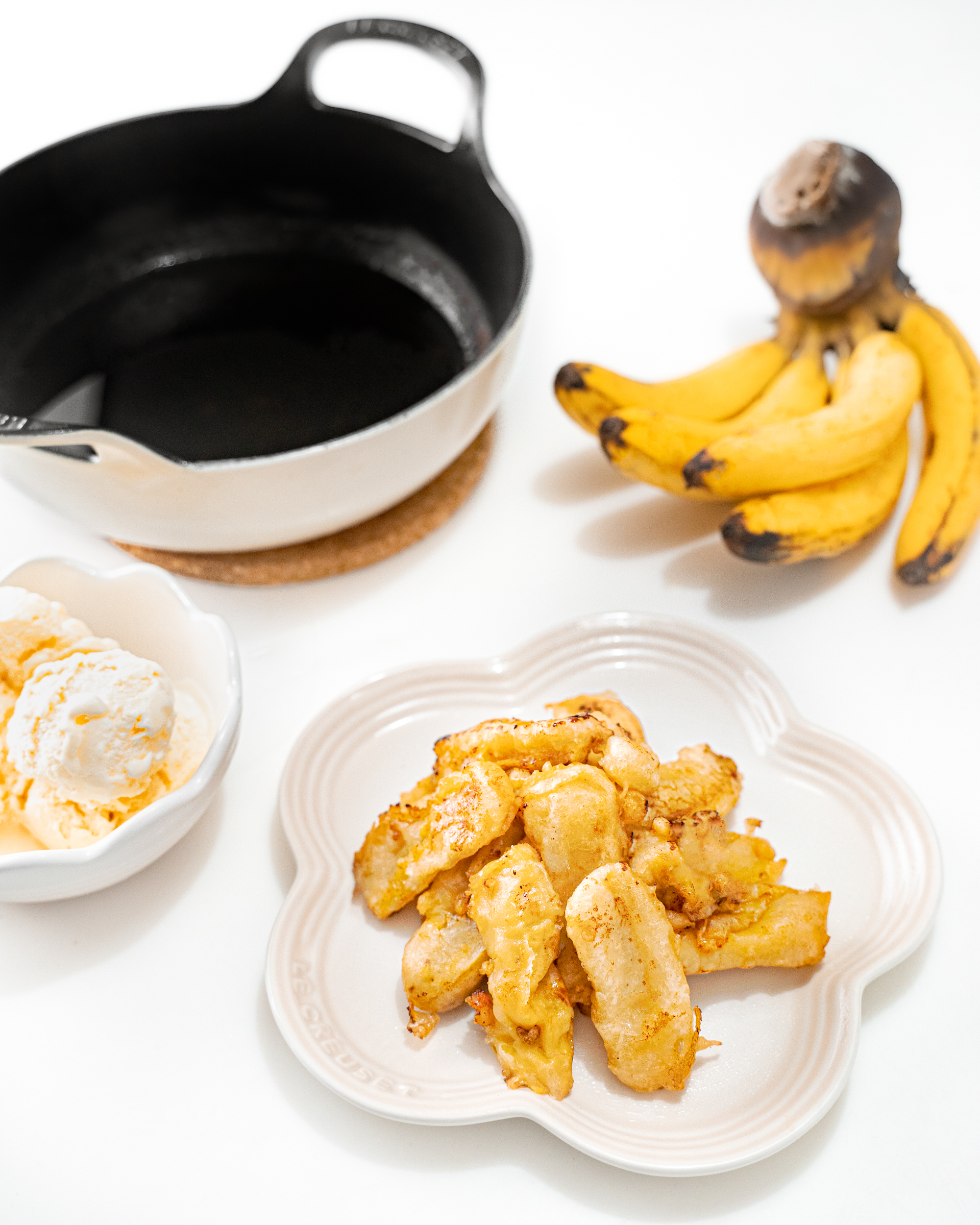 Banana Fritters (Serves 3-4)