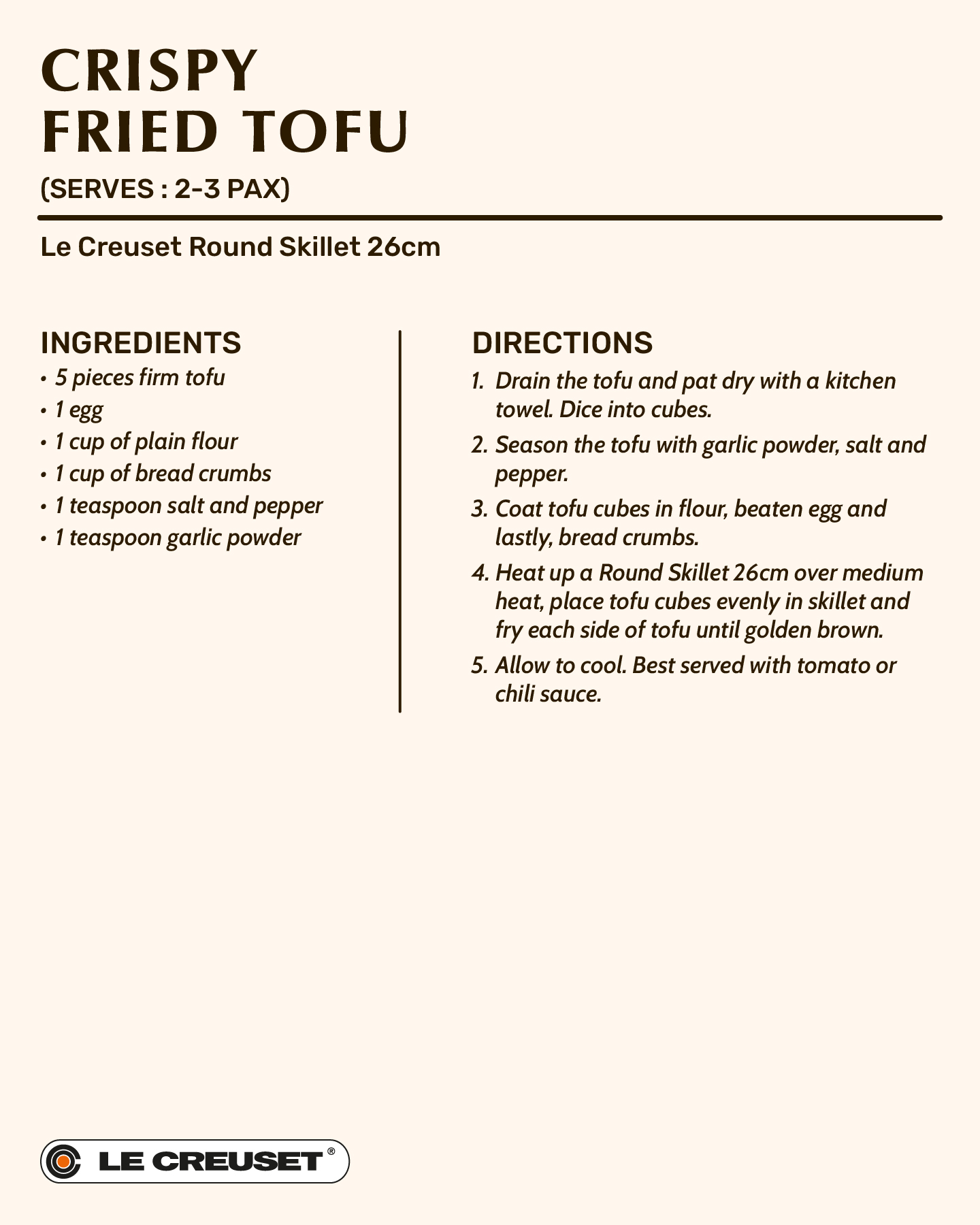 Crispy Fried Tofu